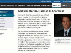 Cancer Institute’s Director as Temporary FDA Chief