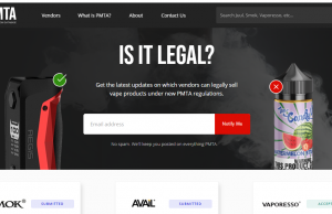 VAPE PMTA: A Pre-Market Tobacco Application Database