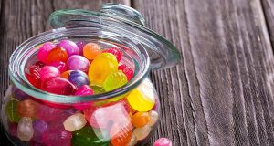candies in a jar
