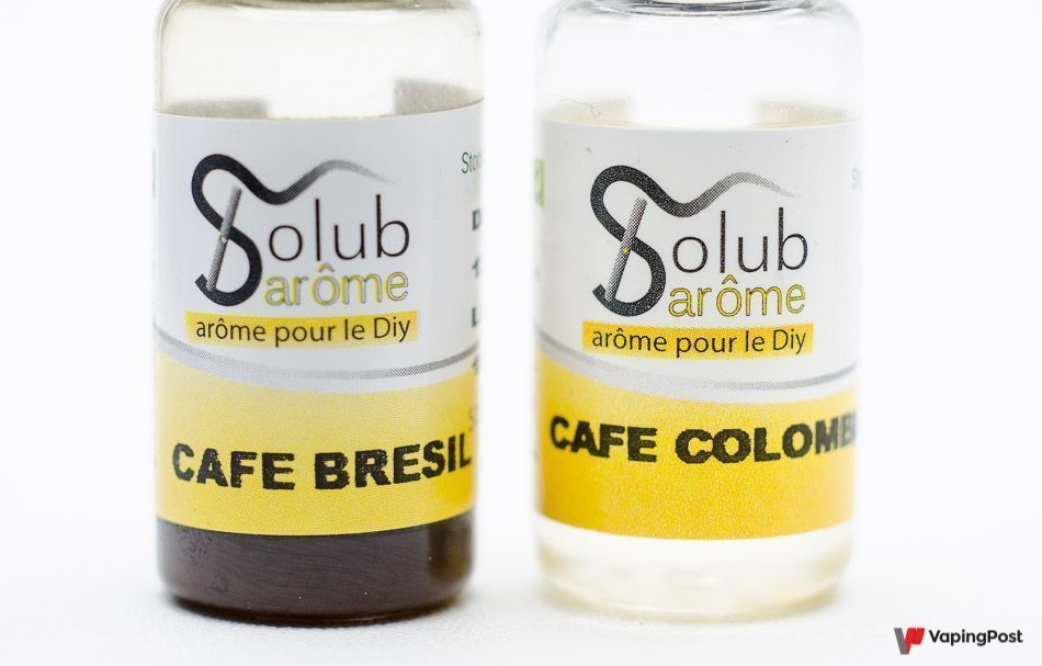 Solub e-liquid - coffee brasil and columbia