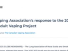 Canadian Vaping Association’s response