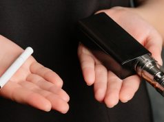 choice between vape an cigarette