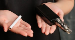 choice between vape an cigarette