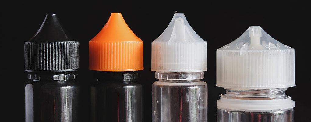 Template Vape liquid plastic bottle packaging