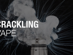 Why does my e-cigarette crackle?