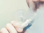 This California City Council Declines Vaping Sales Ban Close up of a man vaping