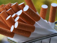 cigarettes in a trolley