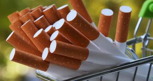 cigarettes in a trolley