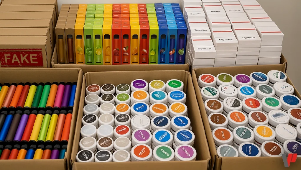 السجائر الإلكترونية و أكياس النيكوتين